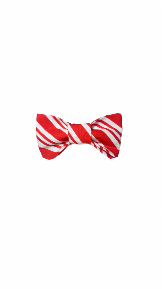 Candy Cane Bow Tie